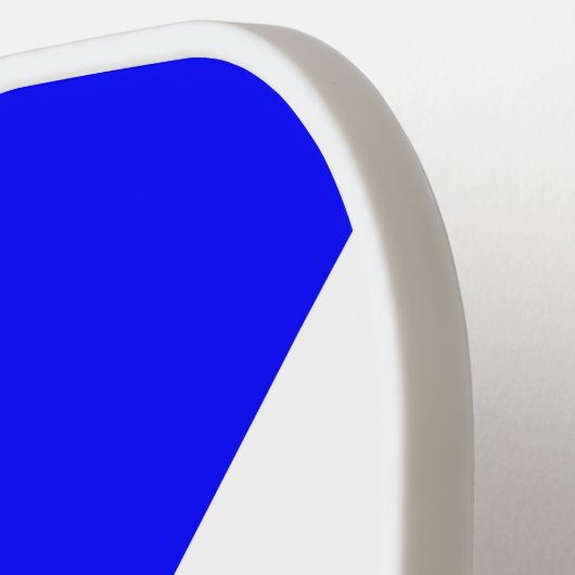 Blauw en wit pickleball paddle (Links Detail)