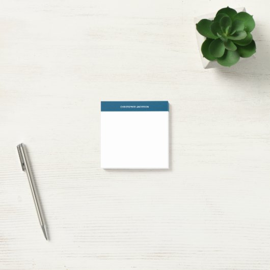 Blauw en wit post-it® notes (Kantoor)