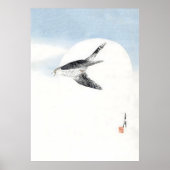 Blauw en Wit Poster (Voorkant)