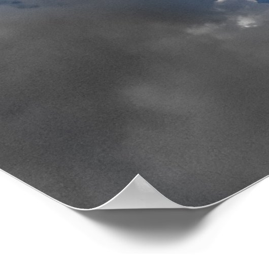 Blauw en wit poster (Hoek)