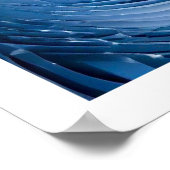 Blauw en wit poster (Hoek)