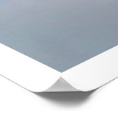 Blauw en wit poster (Hoek)