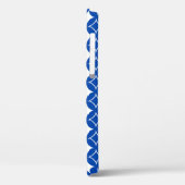 Blauw en wit scheepspatroon Case-Mate iPhone case (Achterkant / Links)