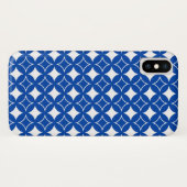 Blauw en wit scheepspatroon Case-Mate iPhone case (Achterkant (horizontaal))