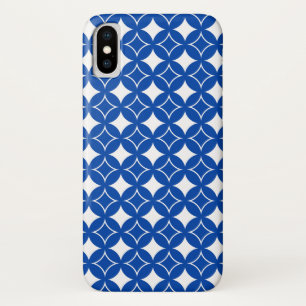 Blauw en wit scheepspatroon Case-Mate iPhone case