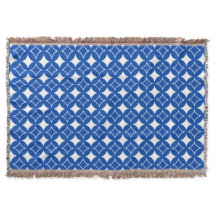 Blauw en wit scheepspatroon