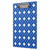 Blauw en wit scheepspatroon klembord (Links)