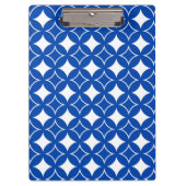 Blauw en wit scheepspatroon klembord (Voorkant)