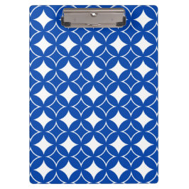 Blauw en wit scheepspatroon klembord