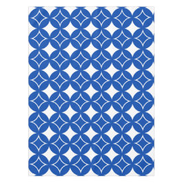 Blauw en wit scheepspatroon tafelkleed