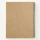Blauw en wit scheepsplaid notitieboek (Achterkant)