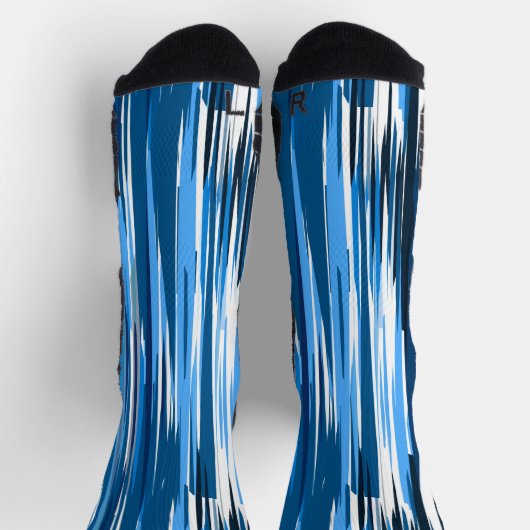 Blauw en wit sokken (Top)