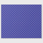Blauw en wit Star Patroon Cadeaupapier (Vlak)