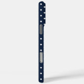 Blauw en wit stippenpatroon Case-Mate iPhone case (Achterkant / Rechts)
