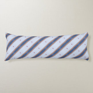 Blauw en wit Striped design Lichaamskussen