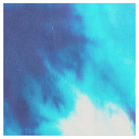 Blauw en wit Stropdas-kleurstof Stof (Close Up)