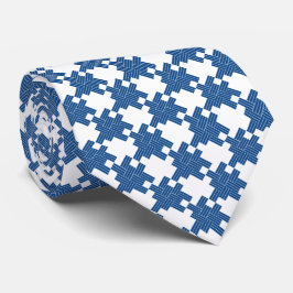 Blauw en wit Stropdas voor grote geluidsdemping
