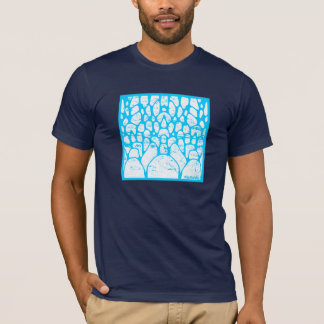 Blauw en wit t-shirt