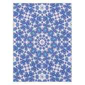 Blauw en wit tafelkleed huisdecoratie (Voorkant)