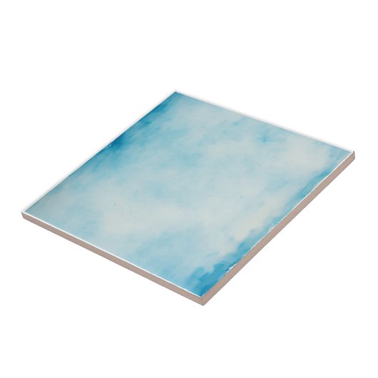 Blauw en wit tegeltje (Zijkant)