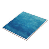 Blauw en wit tegeltje (Zijkant)