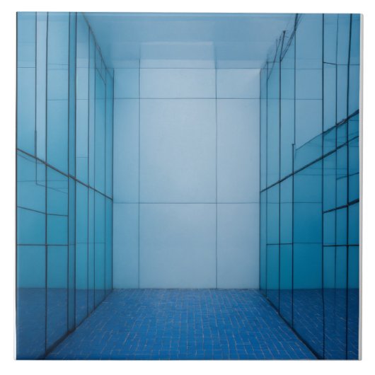 Blauw en wit tegeltje (Voorkant)