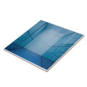 Blauw en wit tegeltje (Zijkant)