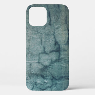 Blauw en wit textiel met waterdruppels Case-Mate iPhone case