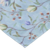 Blauw en wit Tulps Anemones Pattern Tafelkleed (Gekanteld)