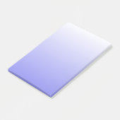 Blauw en wit verloop post-it® notes (Schuin)