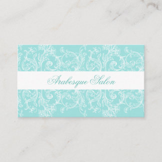  blauw en wit Visitekaartje