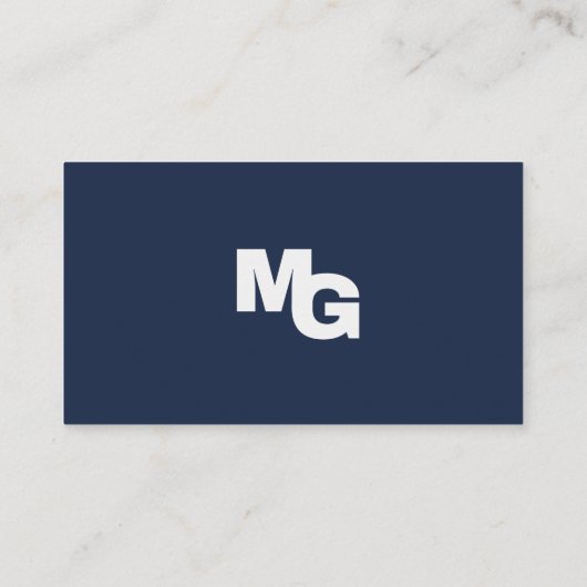 Blauw en wit Visitekaartje van het Ontwerp van de  (Achterkant)