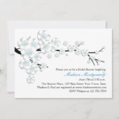 Blauw en wit Vrijgezellenfeest Kaart (Voorkant)