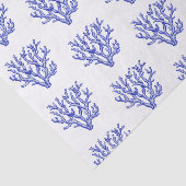 Blauw en wit zee koraal, groot papier (Detail)