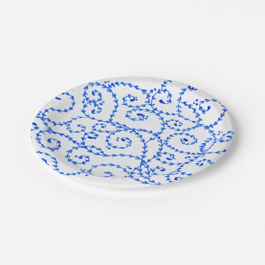 Blauw en witboek Bord 7 in (Gekanteld)