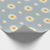 Blauw- en witlantaarnpapier voor flessenverpakking cadeaupapier (Hoek)