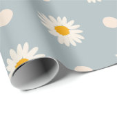 Blauw- en witlantaarnpapier voor flessenverpakking cadeaupapier (Rol Hoek)