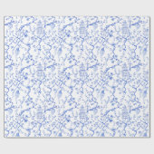 Blauw- en witpapier van de Chinese industrie Cadeaupapier (Vlak)