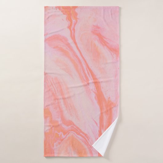 BLAUW EN WITTE ABSTRACTE SCHIJNEN BADHANDDOEK (Badhanddoek)