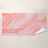 BLAUW EN WITTE ABSTRACTE SCHIJNEN BADHANDDOEK (Badhanddoek)