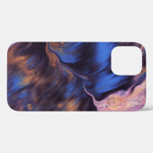 BLAUW EN WITTE ABSTRACTE SCHIJNEN Case-Mate iPhone CASE (Achterkant (horizontaal))