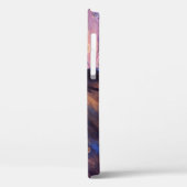 BLAUW EN WITTE ABSTRACTE SCHIJNEN Case-Mate iPhone CASE (Achterkant / Links)