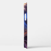 BLAUW EN WITTE ABSTRACTE SCHIJNEN Case-Mate iPhone CASE (Achterkant / Rechts)
