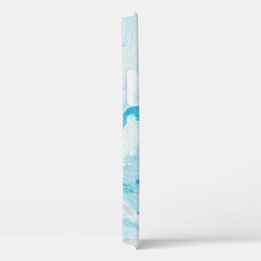 BLAUW EN WITTE ABSTRACTE SCHIJVEN 3 Case-Mate iPhone CASE (Achterkant / Rechts)