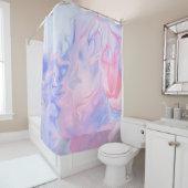 BLAUW EN WITTE ABSTRACTE SCHIJVEN 5 DOUCHEGORDIJN (In situ)