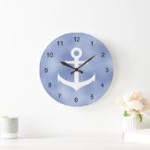 Blauw- en witte anchor grote klok (Huis)