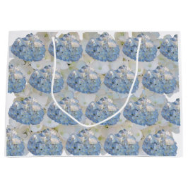 Blauw en Witte Elegante Hortensia's Groot Cadeauzakje