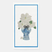 Blauw en witte gember jar servet (Voorkant)