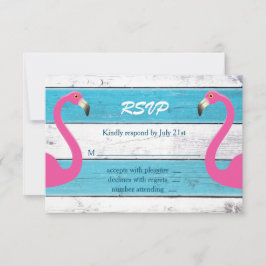 Blauw- en witte gevechtsband RSVP Kaartje
