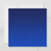 Blauw en witte kerstversiering Kerstfeest Kaart (Achterkant)